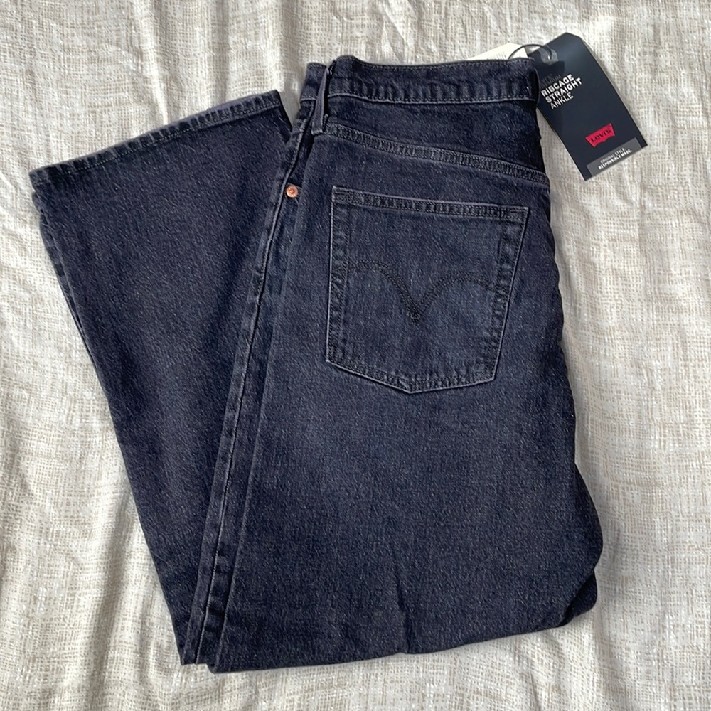 Levi's Ribcage Straight Ankle, Super High Rise